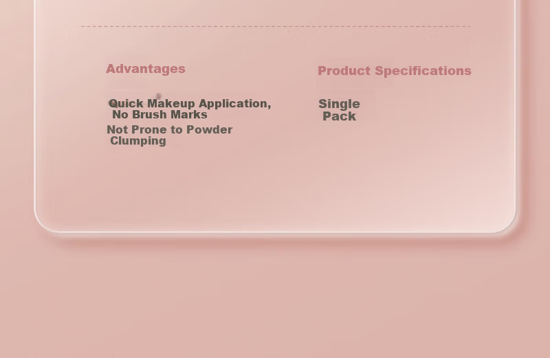 KDAY No.55 Streak-Free Foundation Brush Makeup Brush Powder-Resistant Flawless Flat Magic Brush Cherry Red 14