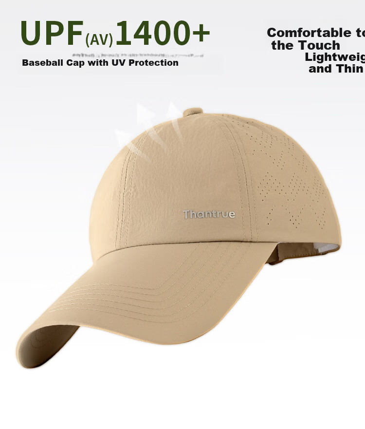 THANTRUE Women's Spring Summer Sun Protection Baseball Cap with Wide Brim, Stylish and Face-Slimming Sports Hat Y867 4