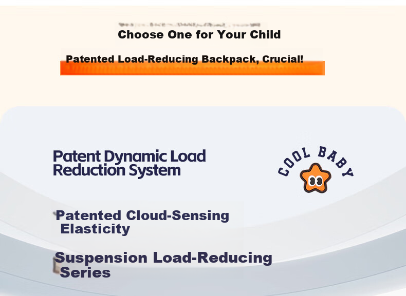 COOLBABY Primary School Backpack Kids Ergonomic Lightweight Boys Girls Grades 1-6 High Capacity Stylish Double Shoulder Bag 3