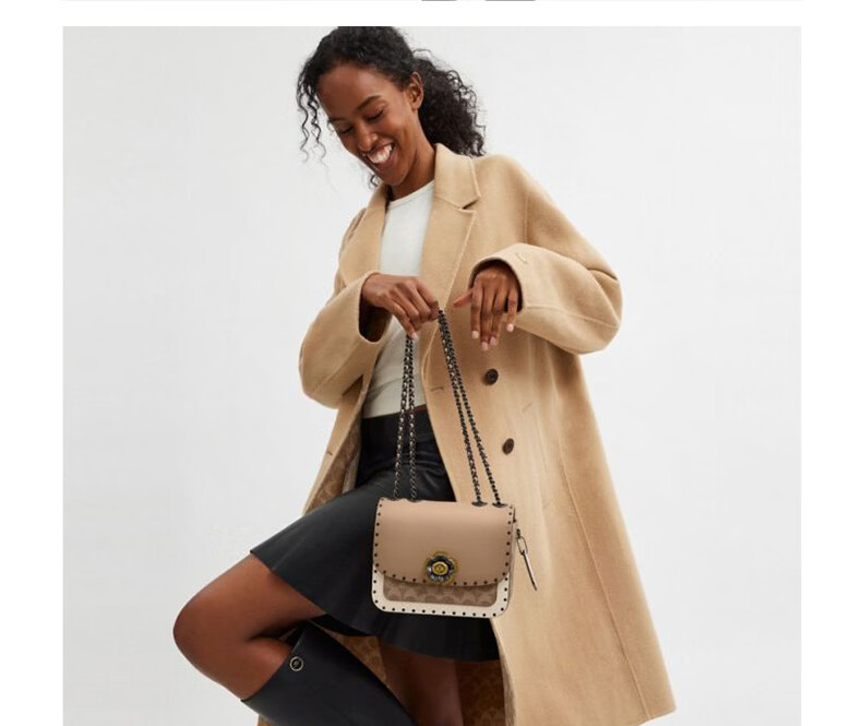 COACH Madison Classic Logo Chain Studded Shoulder Crossbody Bag CW454 for Women - Brand Direct Supply 14