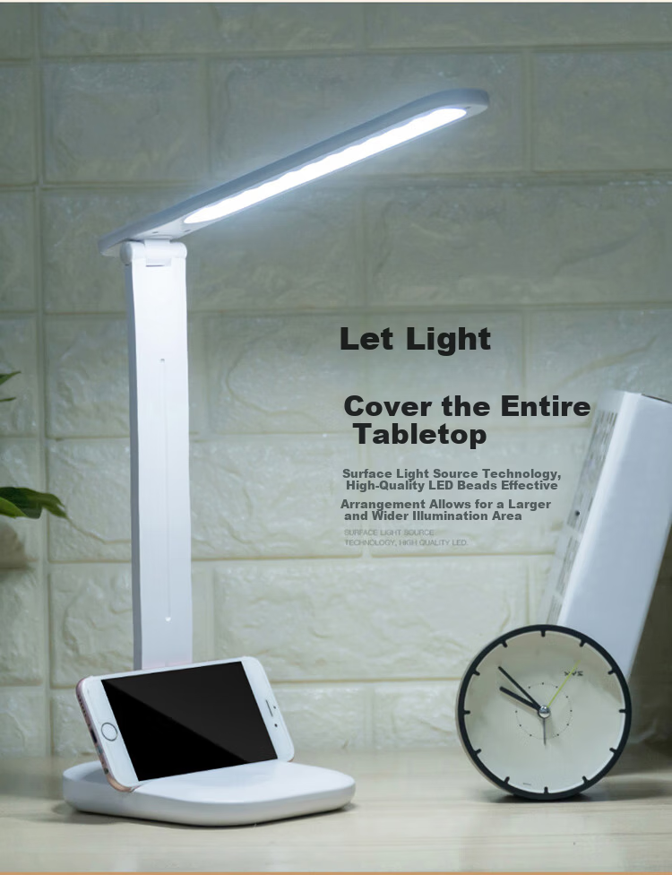 XinYouSuoShu Rechargeable Desk Lamp Long Battery Life Student Eye Protection Bedside Folding Portable Reading Study Dorm Lamp 9