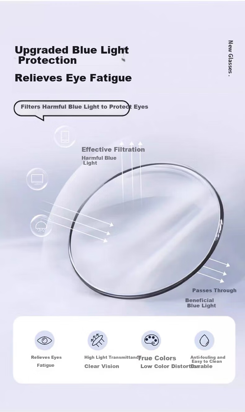 Jimmy Orange Blue Light Blocking Radiation Protection Black Frame Glasses Unisex Trendy Large Frame Non-Prescription Plano Glasses for Nearsightedness 6