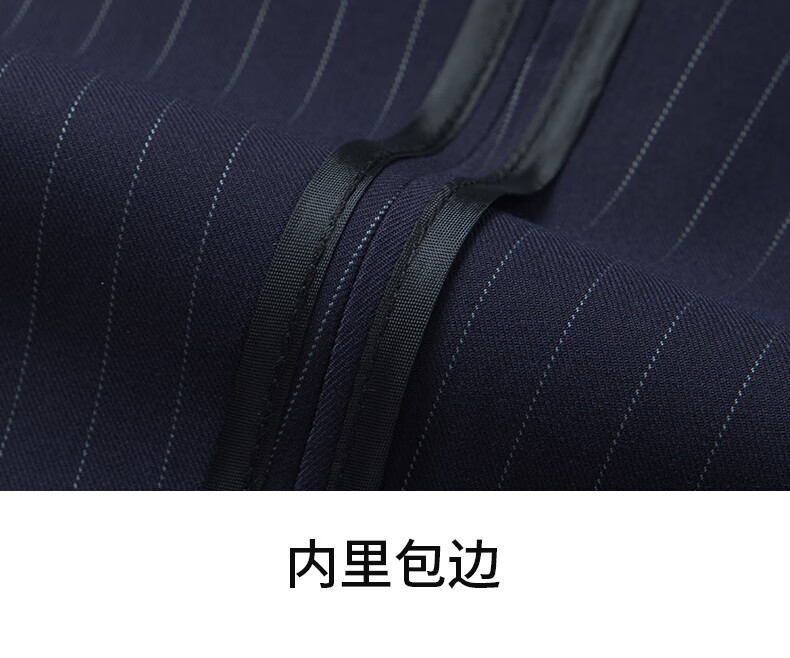 FIRS [Wrinkle-Resistant] Striped Dress Pants for Men, Spring And Autumn Loose Business Casual Trousers, Slim Straight-Leg Formal Long Pants 7