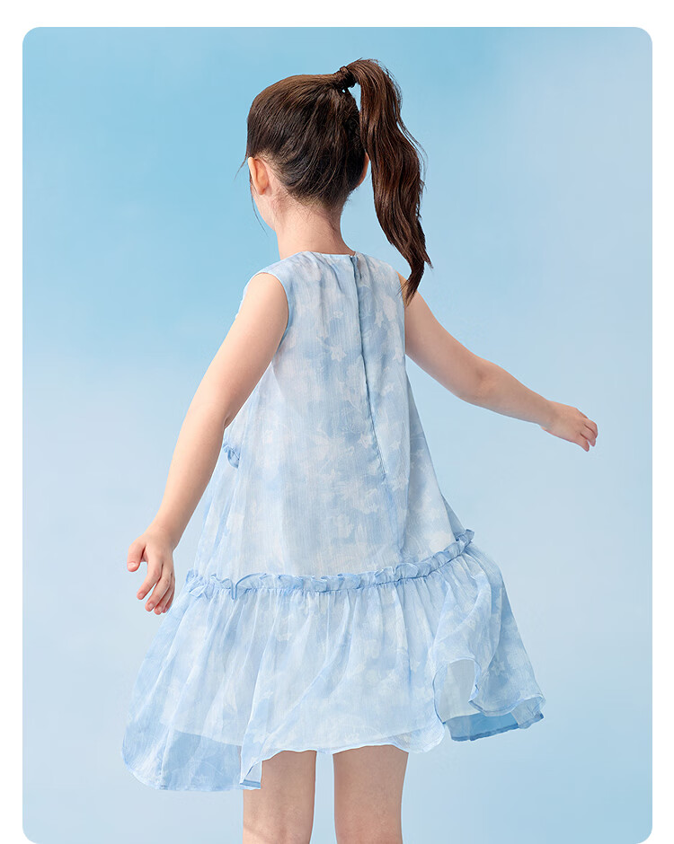 Balabala Kids Sleeveless Dress 2026 Summer New Girls Princess Dress Sweet Fashionable 19