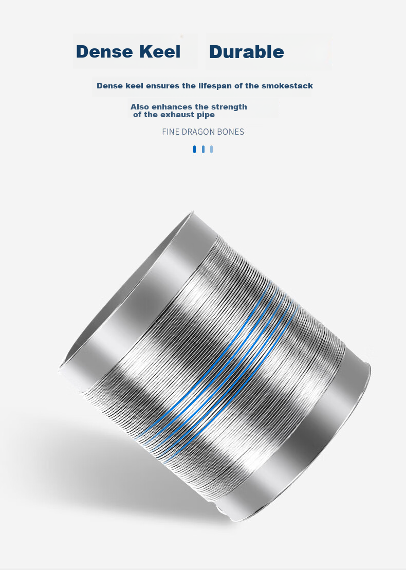 PURPAVWINNER 80mm Double-Layer Aluminum Foil Exhaust Duct Flexible Ventilation Hose 2m for Range Hood Bathroom Heater Fan 8