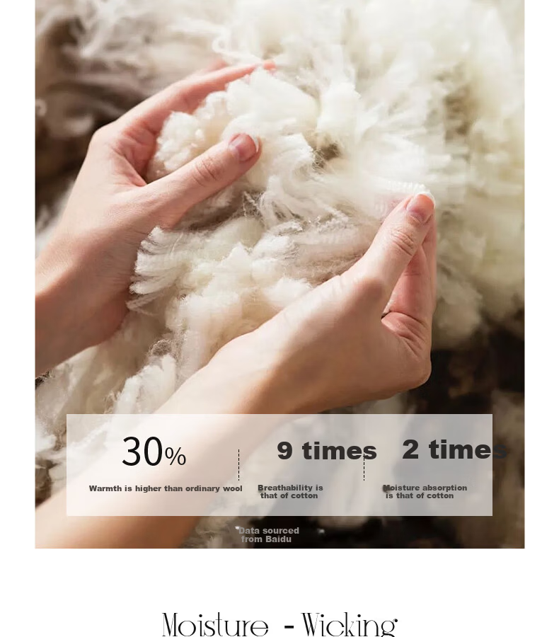YEEHOO 100% Australian Imported Wool Quilt Baby and Child A-Class Fluffy Warm Autumn Winter Quilt Core 120*150cm 6