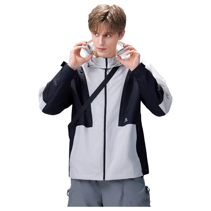 CAMEL Outdoor Sun Protection Jacket 2026 Spring Summer New Men's Breathable UV Protection Water-Repellent Sports Coat 9032