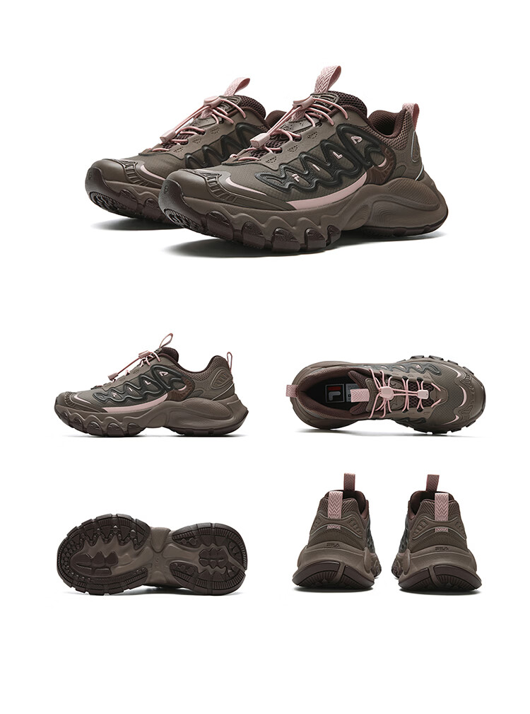FILA Official Mushroom Sneakers Women's Dad Shoes 2026 Summer New Casual Retro Sports Shoes 40