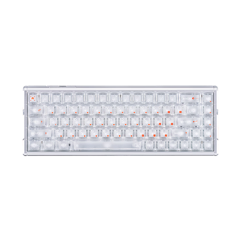 ATKRS6+ Magnetic Axis Keyboard RT Customizable Gaming Mechanical Keyboard Wired Hot-Swappable Office Aluminum 68-Key RS6+ Silver Samurai Snow Blade Switch