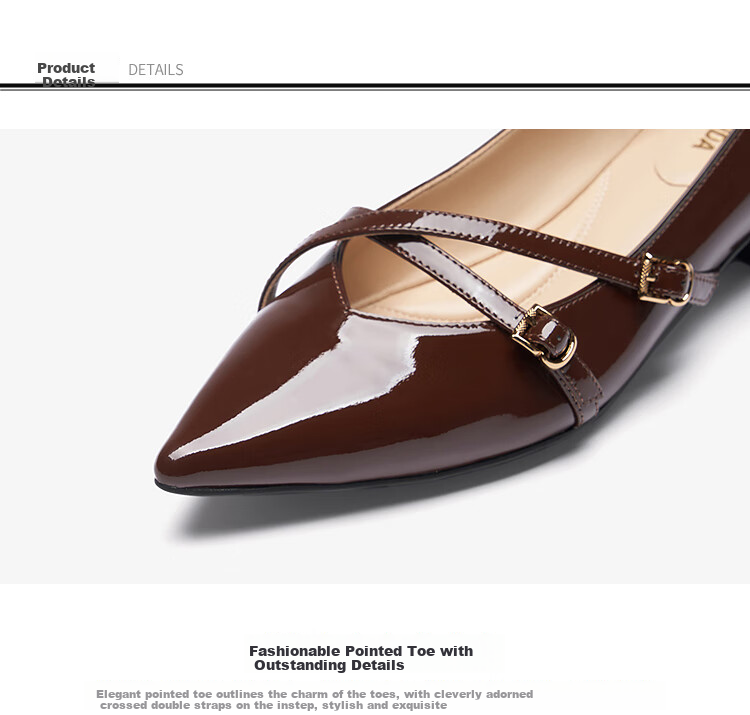 Le Saunda 2026 Spring Summer New Chunky Heel Pointed Toe Fashion Commuter Genuine Leather Women's Pumps 6T31312 Hazelnut Brown BRP 37 4
