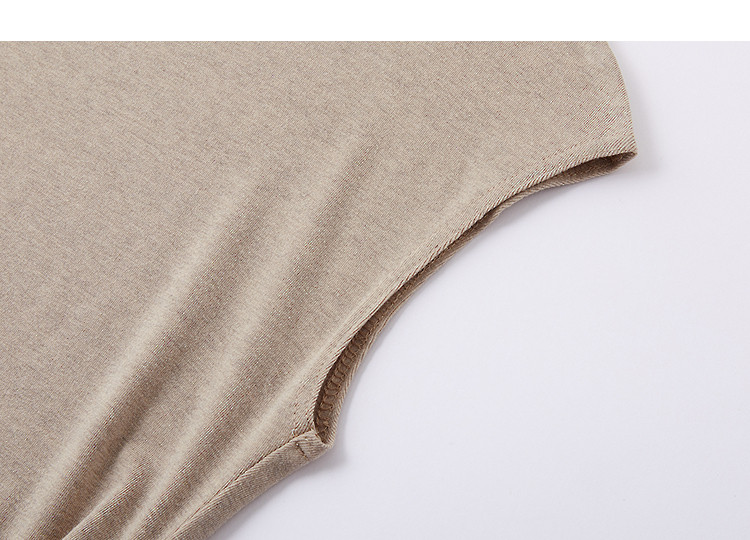 Demana [Lyocell Wool Blend] Spring Turtleneck Short Sleeve Slim Fit Stretch Slimming Women's T-Shirt Premium Feel 16