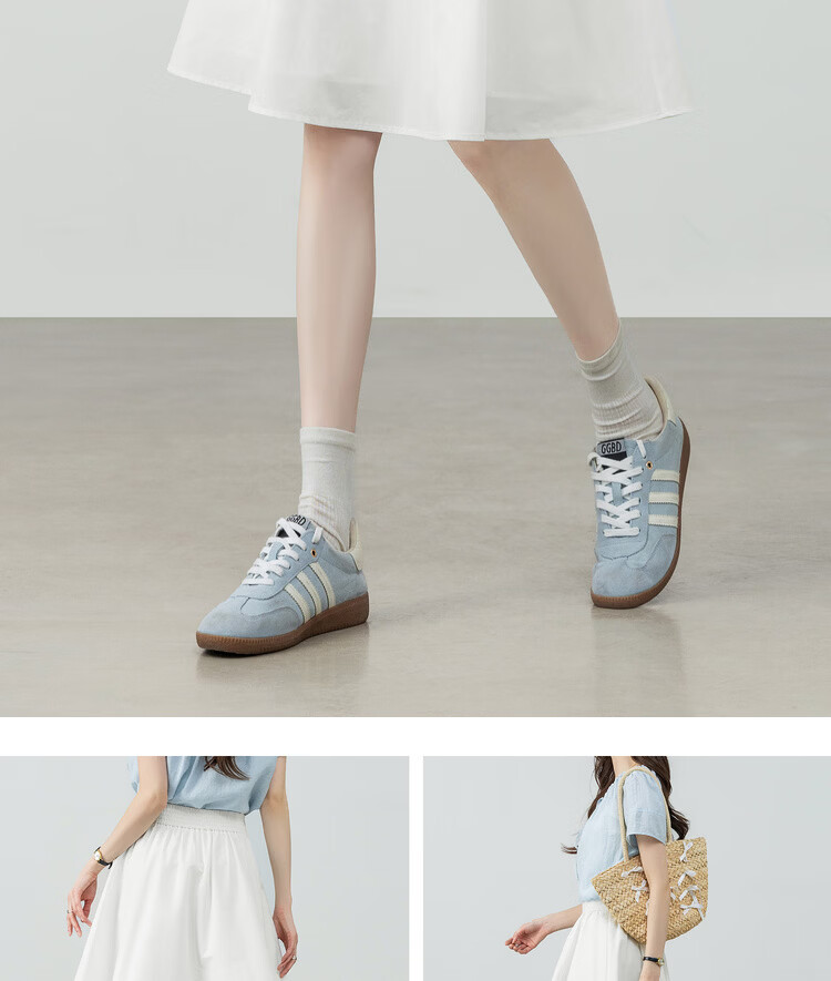 Shangdu Bira Petite Pear-Shaped Slimming Pleated A-Line Skirt for Women Spring Summer Casual Mid-Length Skirt 16