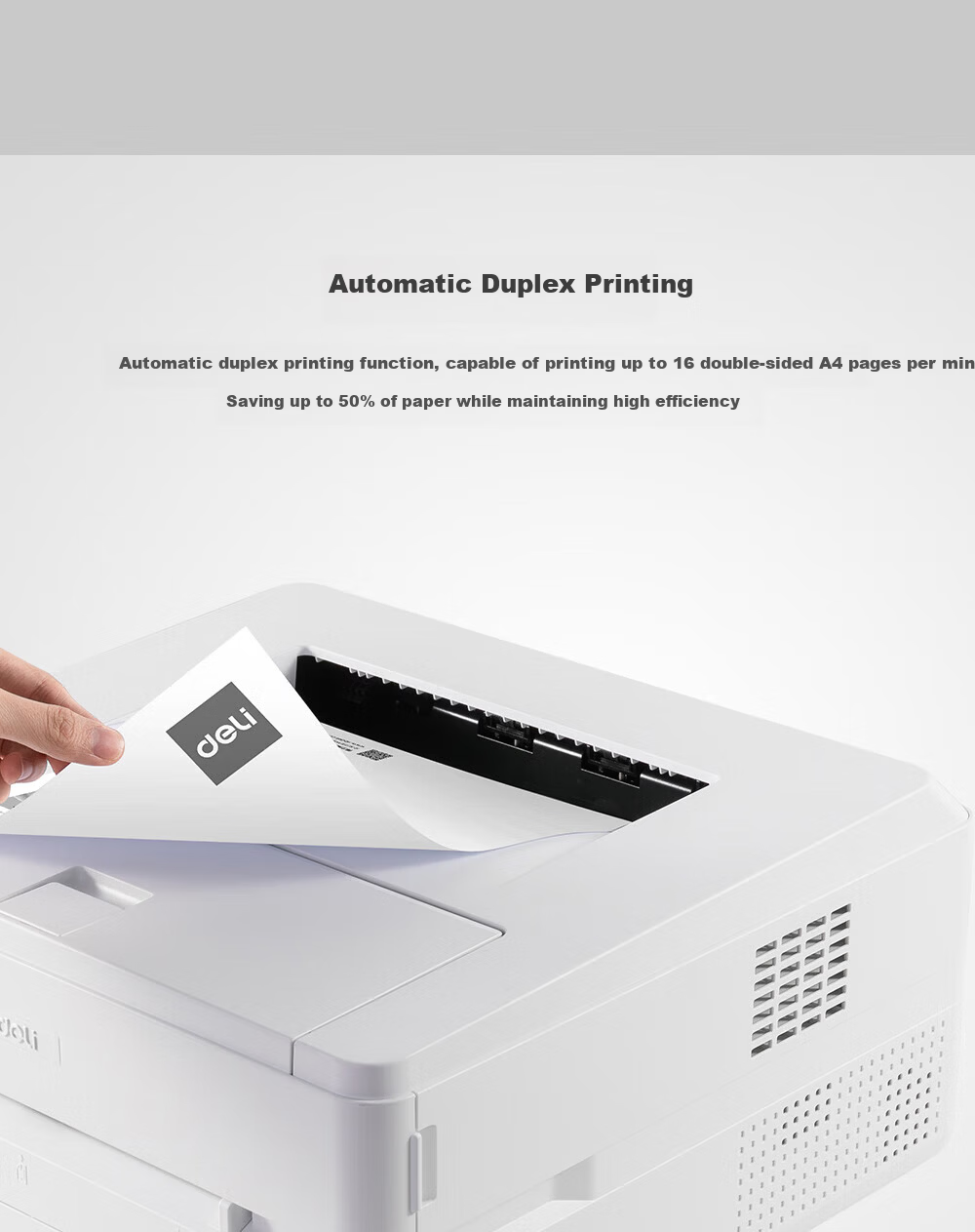 Deli M2500DW A4 Monochrome Laser Copier Scanner Printer 3-in-1 28ppm Automatic Duplex USB Wireless Home Use 2