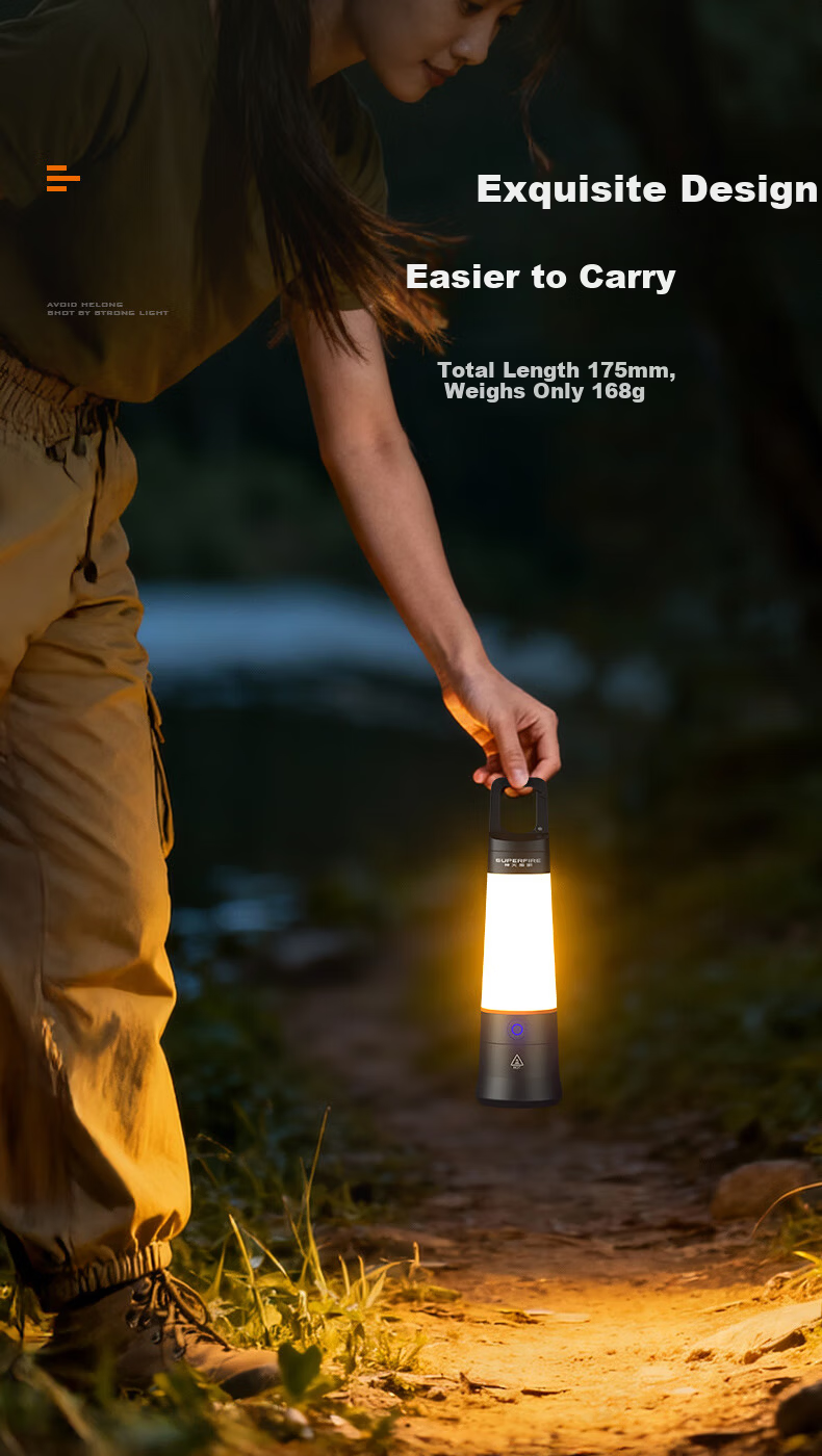 SupFire RX41 High-Power Flashlight Outdoor Camping Lantern Mini Rechargeable Multifunctional Emergency Light with Long Battery Life 9