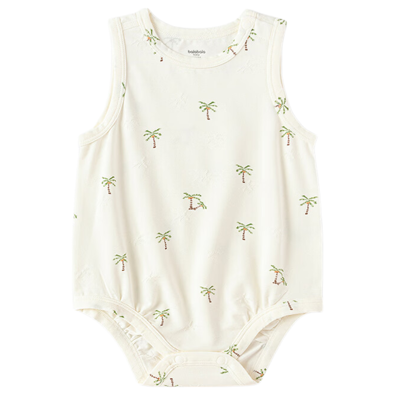 Balabala【balaOne】Baby Romper Infant Triangle Bodysuit 2026 Summer Cute Stylish