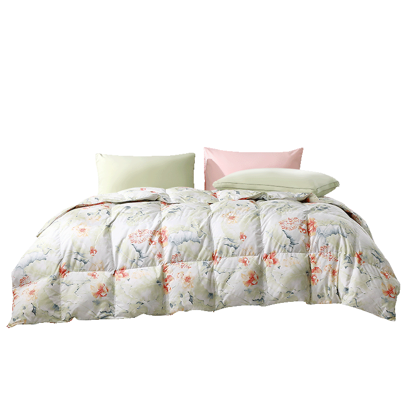 Fuanna Home Textiles 95% White Goose Down Quilt Summer Quilt Approx. 0.9kg 152*210cm