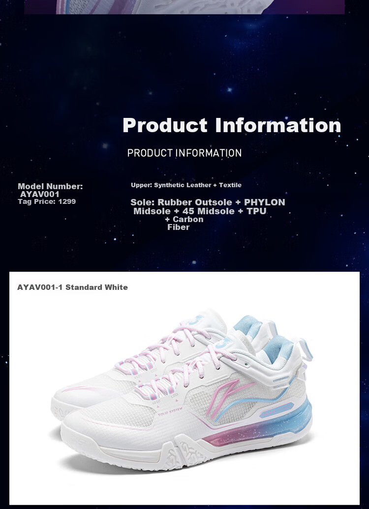 LI-NING Badminton Shoes Flying on the Ground 3PRO Artist Unisex Professional Competition Training Shock Absorption Non-Slip Sports Shoes 5