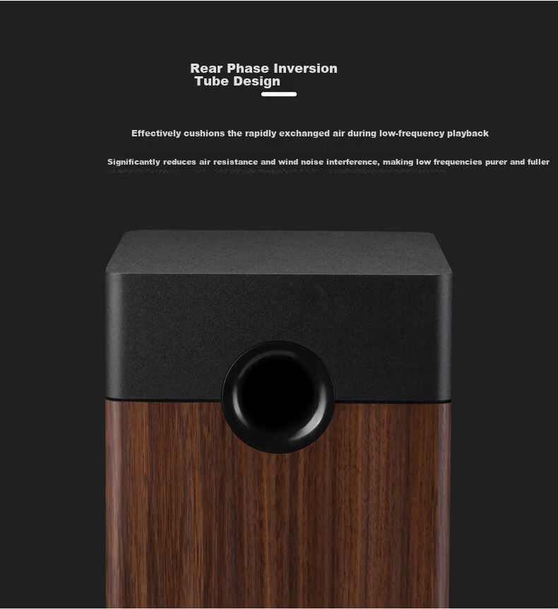 HiVi M200 Neo Wireless Bluetooth Speaker Home Two-Way HiFi Audio TV Computer Study Living Room Desktop Bookshelf Speaker Wood Grain Color 13