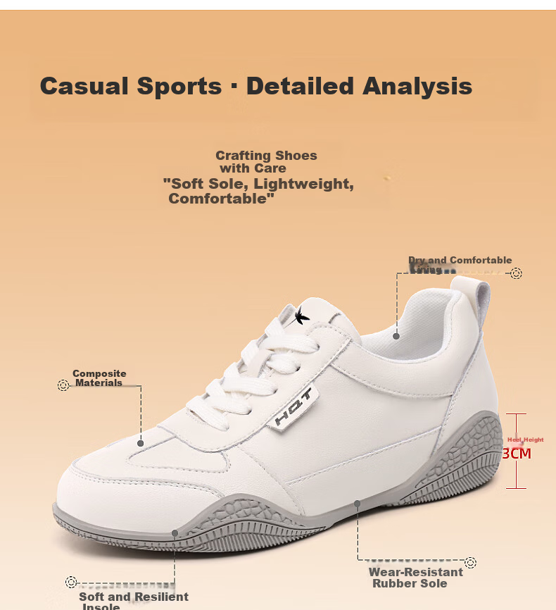 Red Dragonfly Women's Casual Shoes Comfortable Versatile INS Trend Soft Sole Sports Shoes Korean Style WXB330202 4