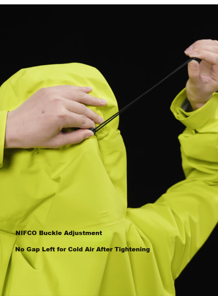 Pelliot Cheng Yi Same Style Rock Shell Hard Shell Windproof Mountaineering Jacket Unisex 124101048 Green M 14