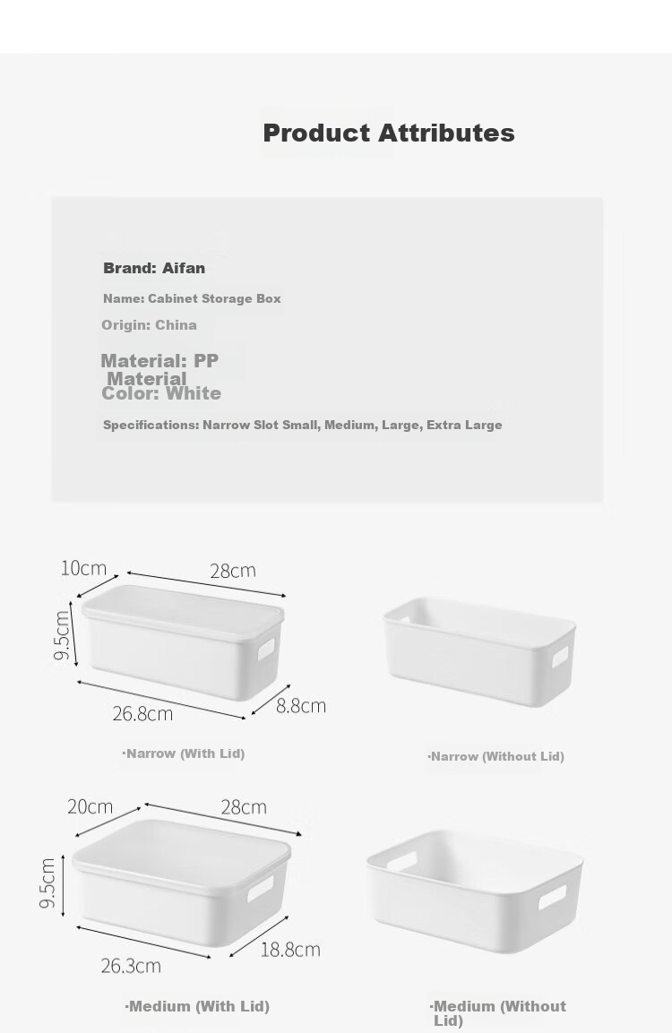 Zhifan Japanese Desktop Drawer Snack Storage Box Rectangular Kitchen Cabinet Organizer Small Miscellaneous Storage Box 17