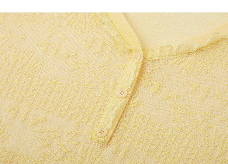 Demana Cotton Acetate Blend Spring National Style New Chinese V-Neck Jacquard Slim Fit Stretch Women's Knit Sweater 16