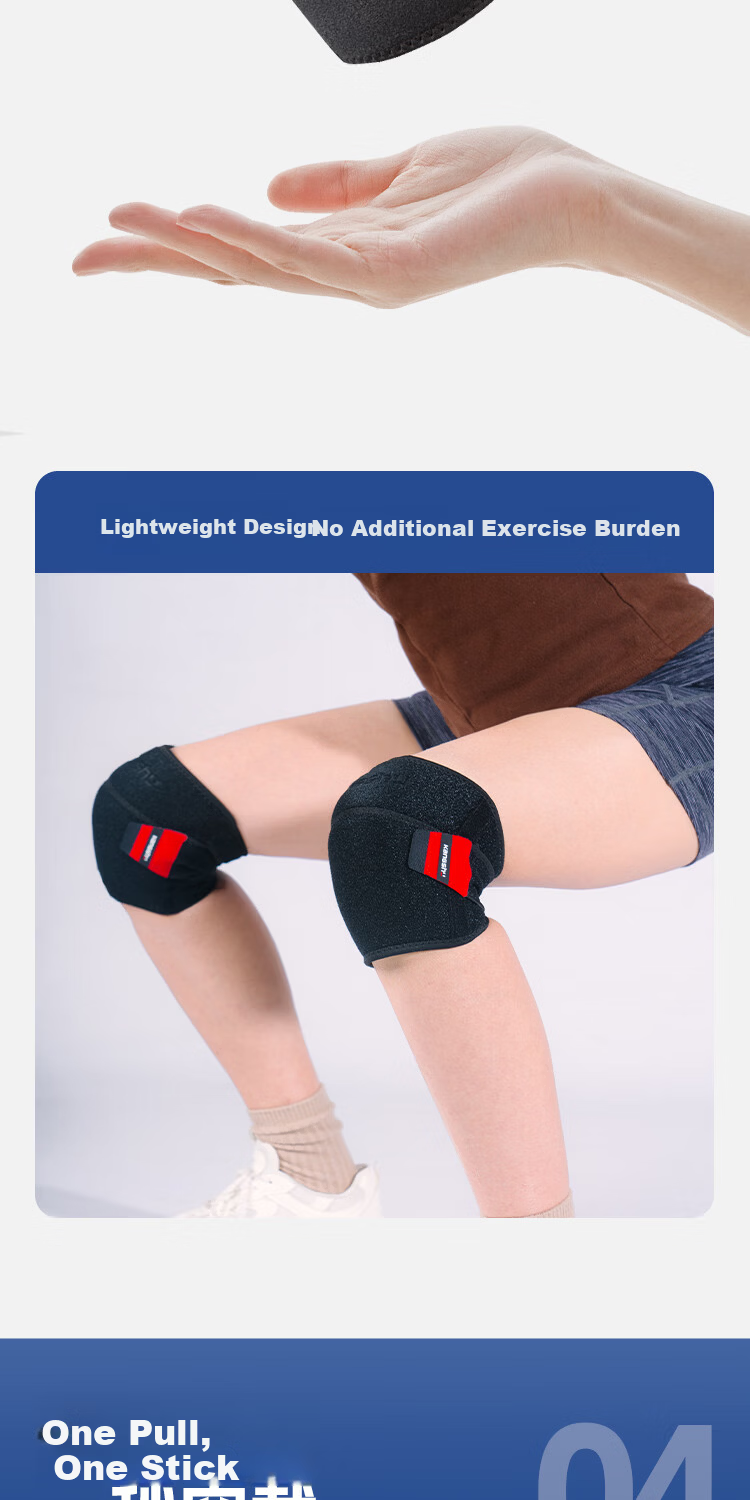 Kangshu Knee Warmers Professional Knee Protection for Cold Legs Sports Men and Women Meniscus Support Basketball Mountaineering 11