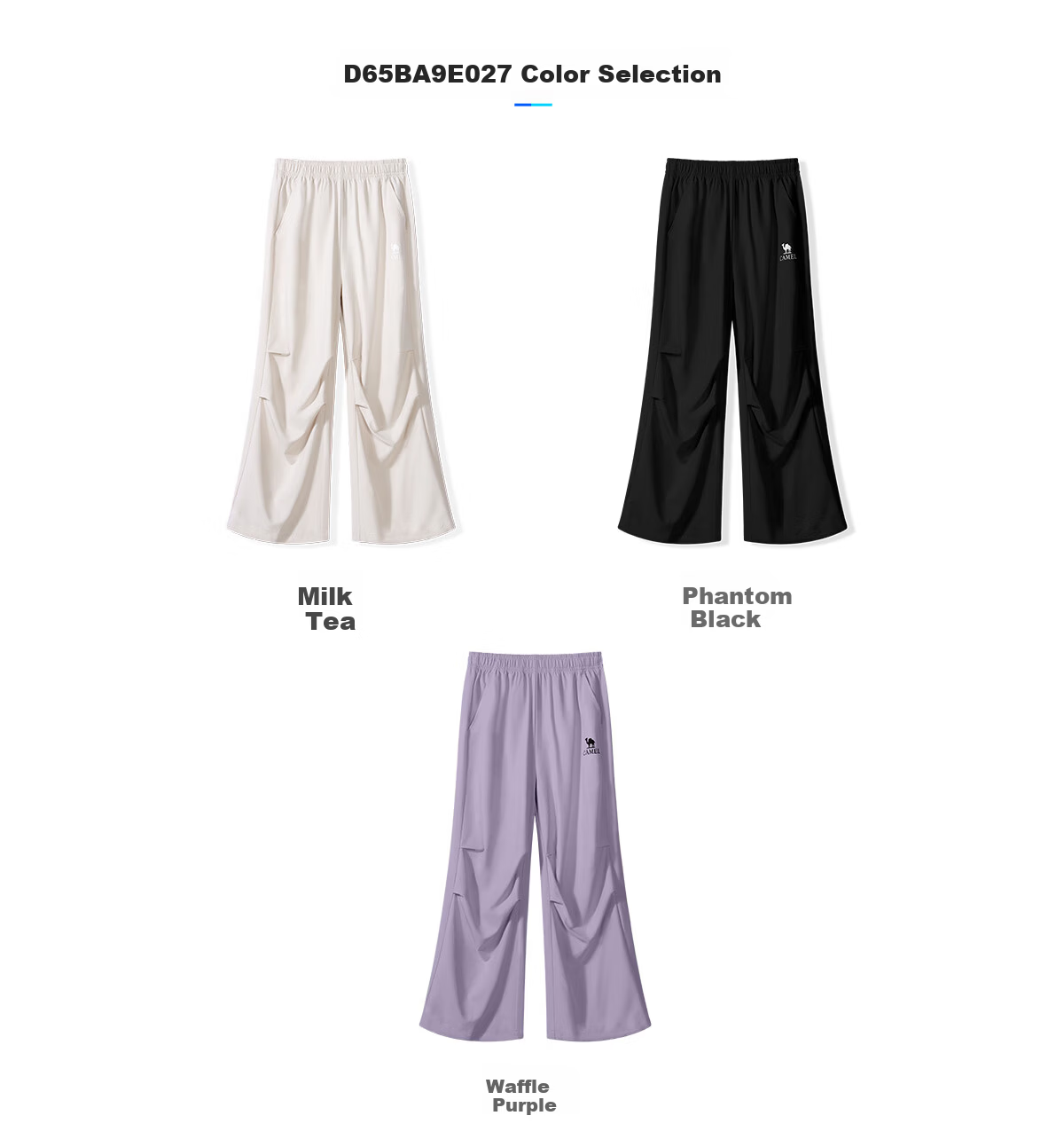 Camel Kids Casual Pants Spring Summer Cool Wide-Leg Cargo Pants Paratrooper Mosquito-Repellent Long Pants for Older Children 20