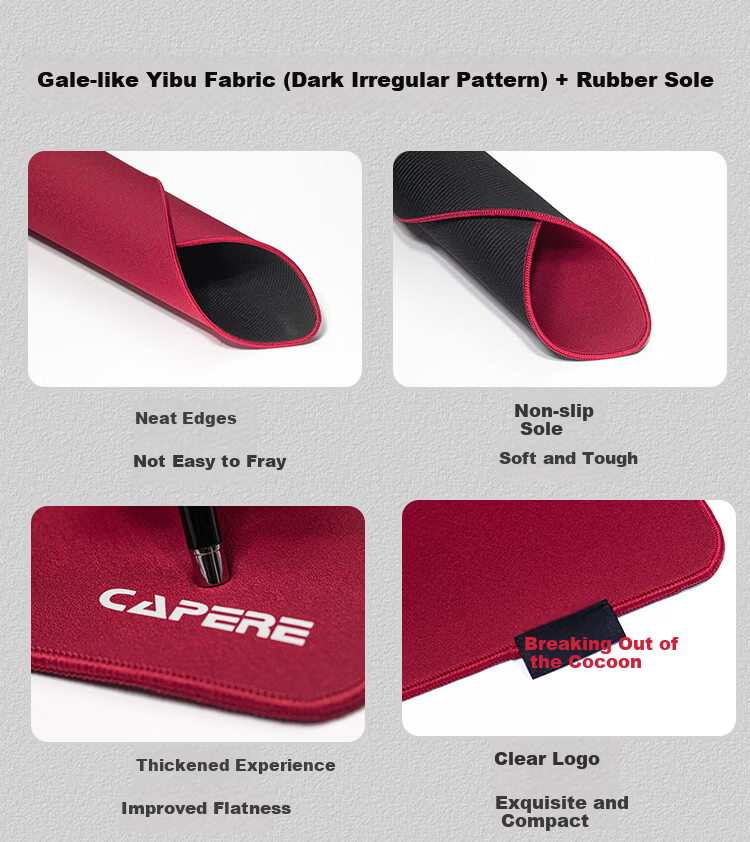 CAPERE (Kailai) Class Jifeng Y Mouse Pad, Smooth And Precise, Competitive Coarse Surface Control Gaming Pad for CS:GO Valorant, [Poxia] Class Jifeng Y 800X400x4mm 2