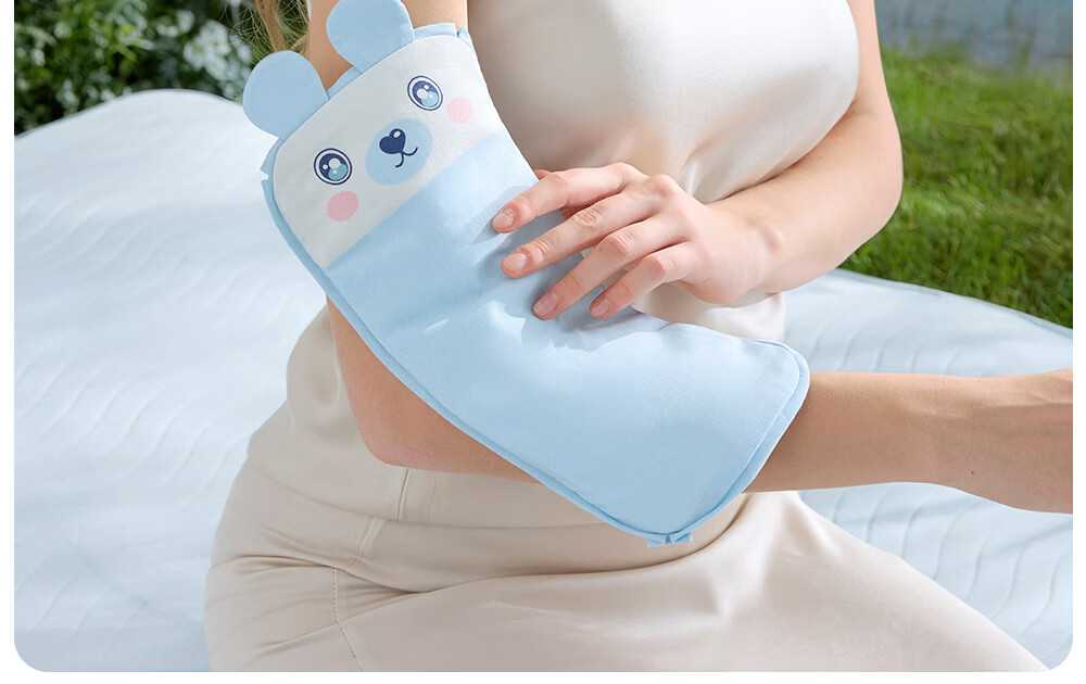 Beitais Baby Arm Cooling Mat Arm Pad Summer Baby Nursing Ice Bead Sleeve Bear 29*14cm 13