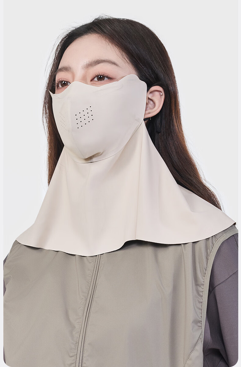MISSION UV Ice Silk Sunscreen Face Mask for Women Summer UV Protection Sunshade Neck Guard Breathable Full Face Sun Protection Mask for Driving and Cycling 5