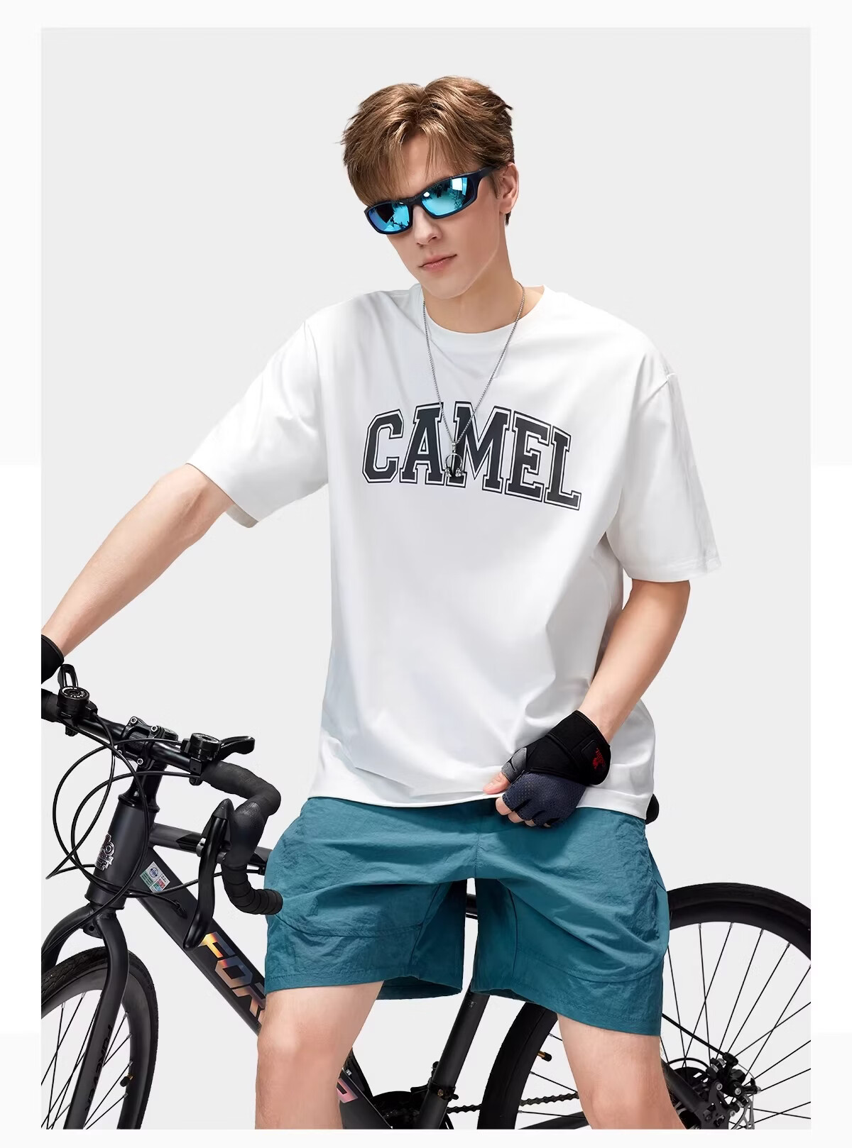 CAMEL Outdoor Quick-Dry T-Shirt Unisex Spring Summer 2026 Breathable Moisture-Wicking Stretch Cotton Hiking Mountaineering Sports Top 9098 14