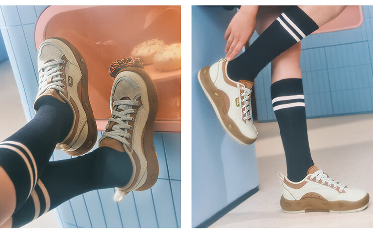 FILAFILA Official Women's COOKIES Retro Canvas Shoes Fashion Casual Sneakers 28