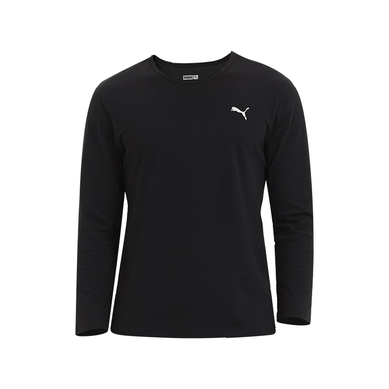 PUMA Long Sleeve T-Shirt Sports Relaxed Fit Simple Classic 100% Cotton Breathable 1 Piece