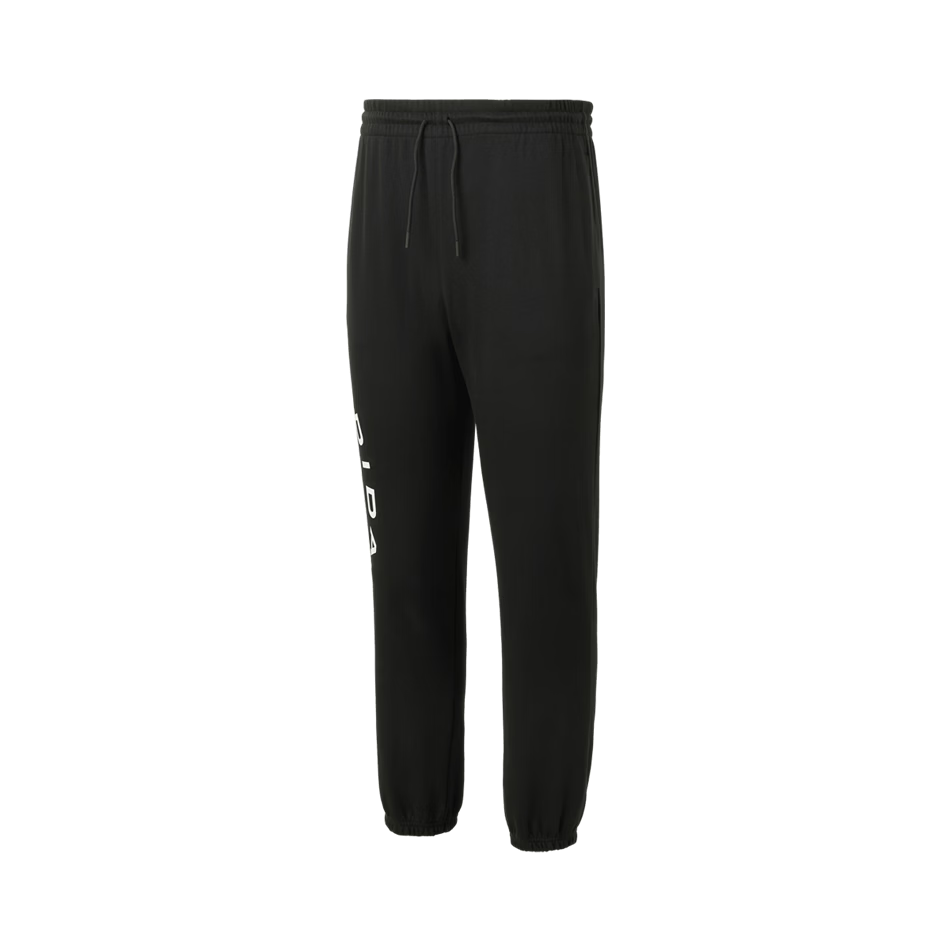 Adidas Men's Knit Long Pants Casual Sports Pants IW8257 Black/White S