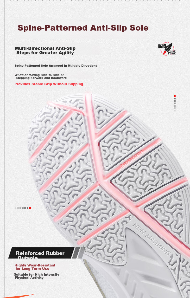 LI-NING Rocket 2.0 Badminton Shoes Unisex Professional Competition Training Sneakers Cushioned Comfortable Durable 9