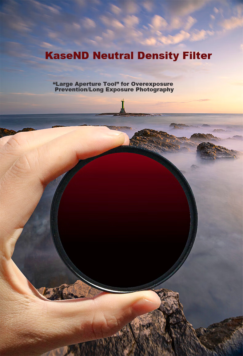 Kase ND8 Neutral Density Filter (3 Stops) 43mm AGC Water Flow Waterfall Long Exposure Slow Shutter Motion Blur 3