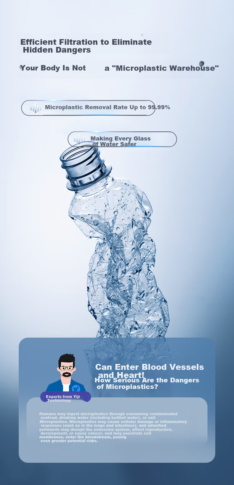Unities Uwater S5 Enhanced Edition Hot and Cold Desktop Water Purifier Direct Drinking RO Membrane Scale Inhibitor Installation-Free Glass Pure Water Kettle Cream White 8
