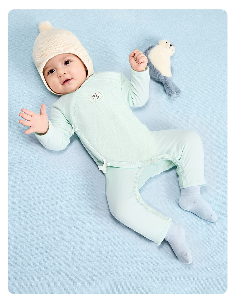 BALABALA Children's Clothing, Baby Romper, Newborn Full Moon Crawling Suit, Padded Thickened Cute Onesie for Boys And Girls 43
