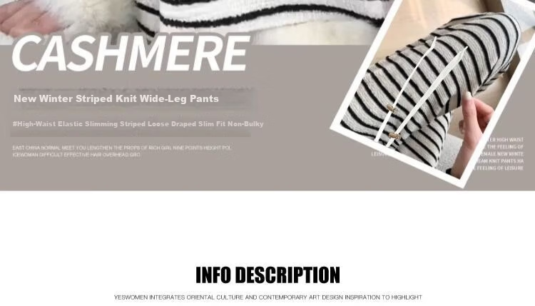Shiduo Maternity Pants Spring Autumn Wide-Leg Striped Loose Plus Size Leggings Casual Pants Autumn XL 3