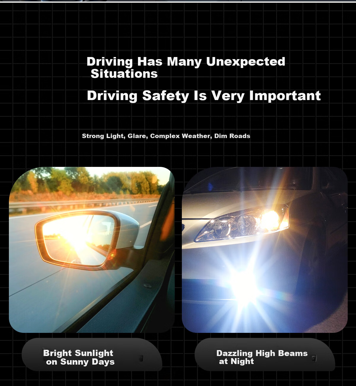 ZIPPO USA Polarized Clip-On HUD Heads-Up Display Photochromic Sunglasses Anti-Glare Electric Vehicle Driving 06E77 4