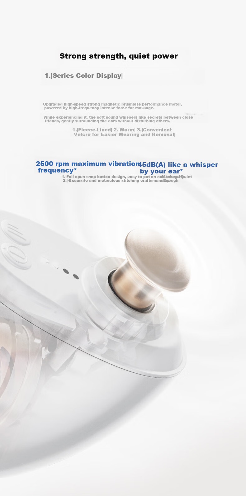 PHILIPS Mini Pocket Fascia Gun PPM7311 White Muscle Massager Professional Mini Percussion Gun Birthday Women's Day Gift 13