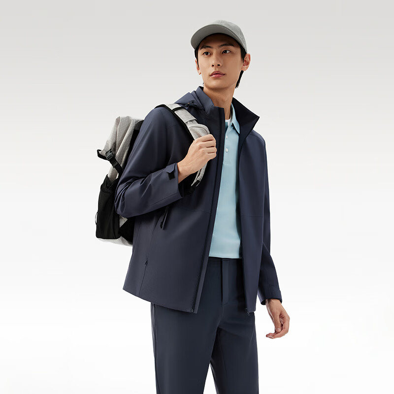 Hodo All-Purpose Jacket Men 2026 Spring New Stretch Hooded Detachable Outdoor Sports Waterproof Coat