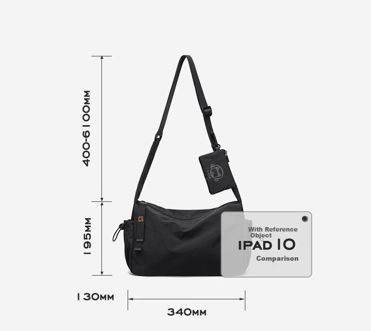 GOLF Lightweight Crossbody Bag Unisex Casual Shoulder Bag Cycling Phone Bag Outdoor Sports Small Backpack Detachable Coin Purse 11