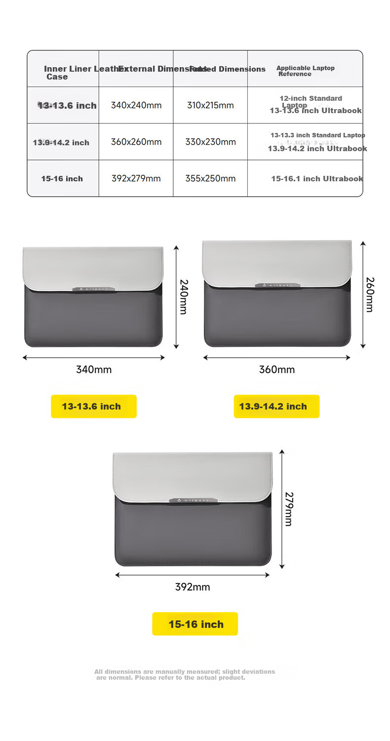 DIY Workshop 13-inch Laptop Stand Sleeve Unisex Business Multifunctional Portable Protective Case Compatible with MacBook Air 13.6 Laptop Sleeve 13