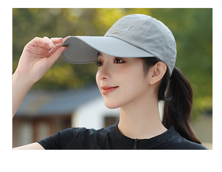 Miiow Women's Ultra-Thin Summer Mesh Breathable Sunshade Baseball Cap Outdoor Sports Hat White 18