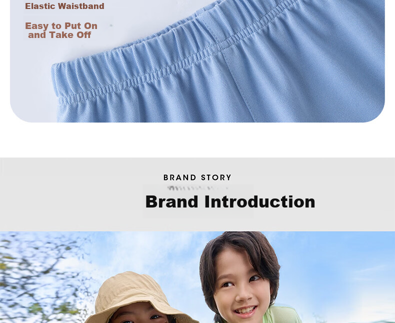 Baleno Boys Mosquito-Repellent Pants 2026 Summer Thin Casual Sports Long Pants for Kids 23