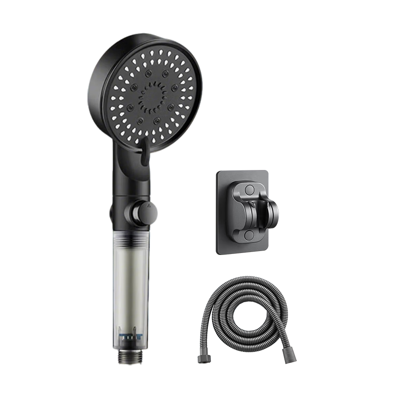 X-GRKE Germany High-Pressure Shower Head Set with Hose and Filter, Powerful Water Flow Booster