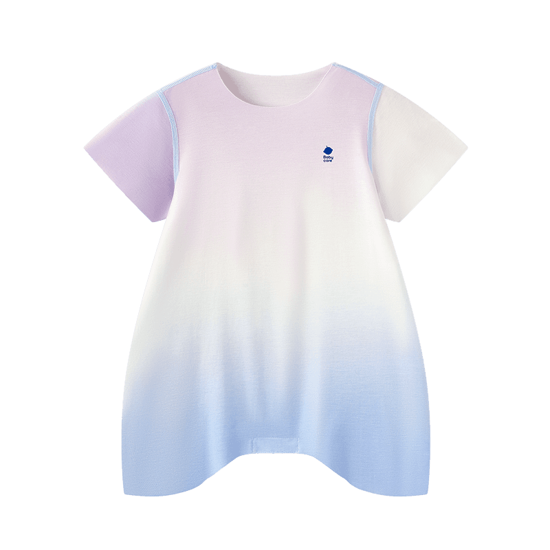 Babycare Baby Natural Cooling Romper Spring Summer Jumpsuit Bodysuit Newborn Infant Clothes Ice Grape 80cm