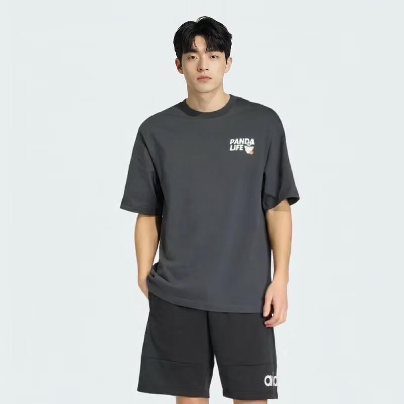 Adidas Sports Style Series Men's M PANDA C HP T Short Sleeve T-Shirt KB4852 Black M